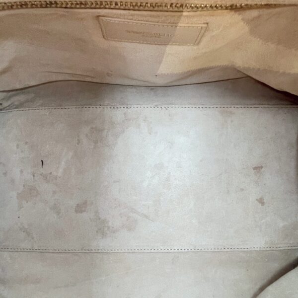 Boston Beige Shoulder Bag in Calfskin, Gold hardware - Image 7