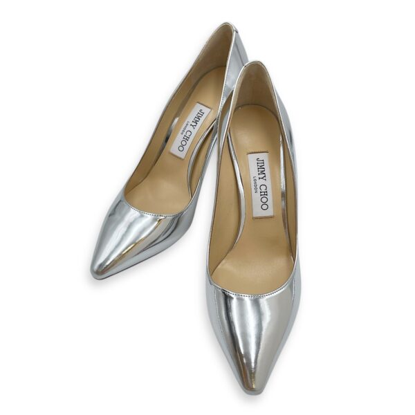 Metallic 37.5 Silver Heels
