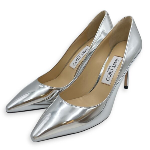 Metallic 37.5 Silver Heels - Image 3