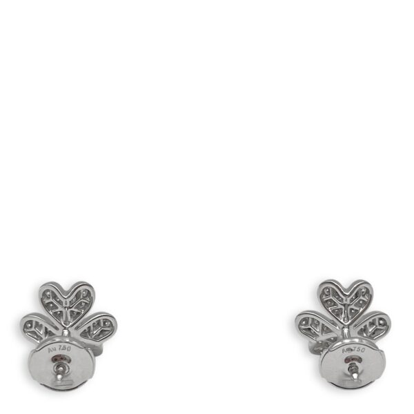 Frivole Mini Model Earrings in White Gold - Image 3