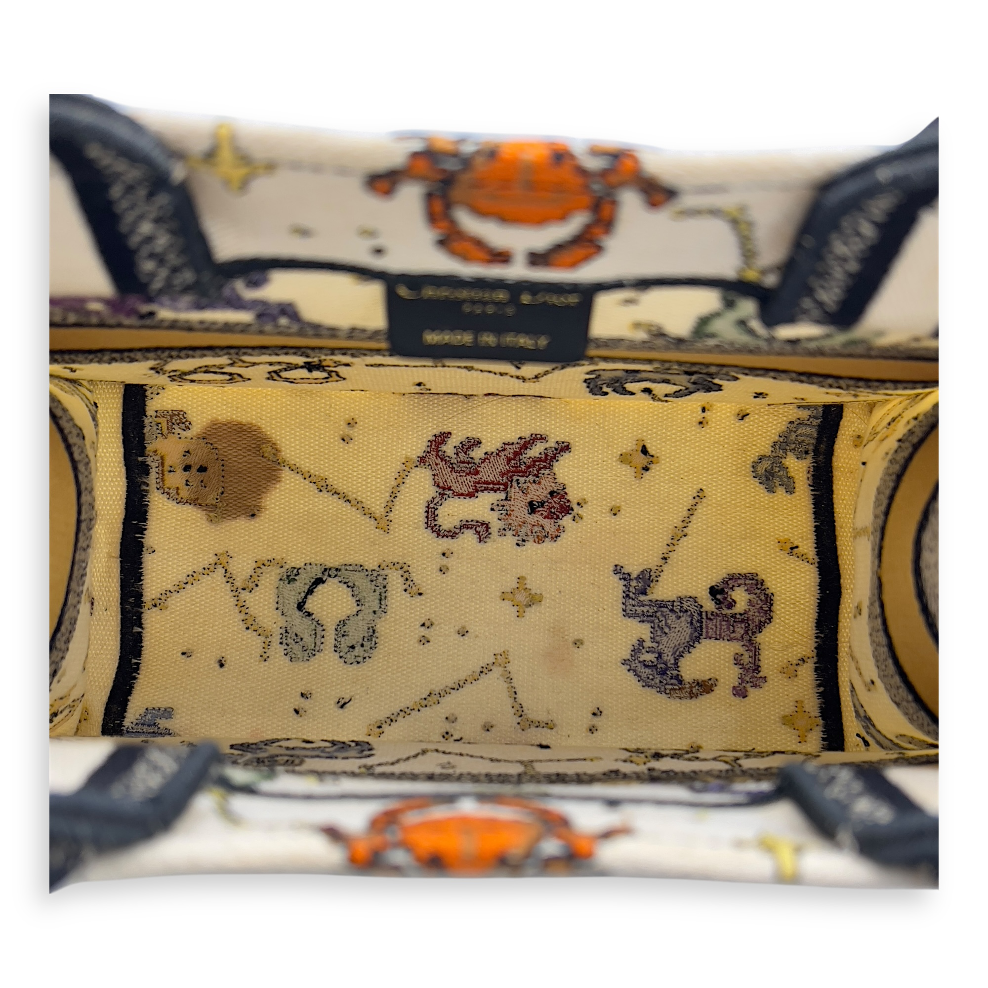 Book Tote Small White Tote Bag in Canvas - Image 7