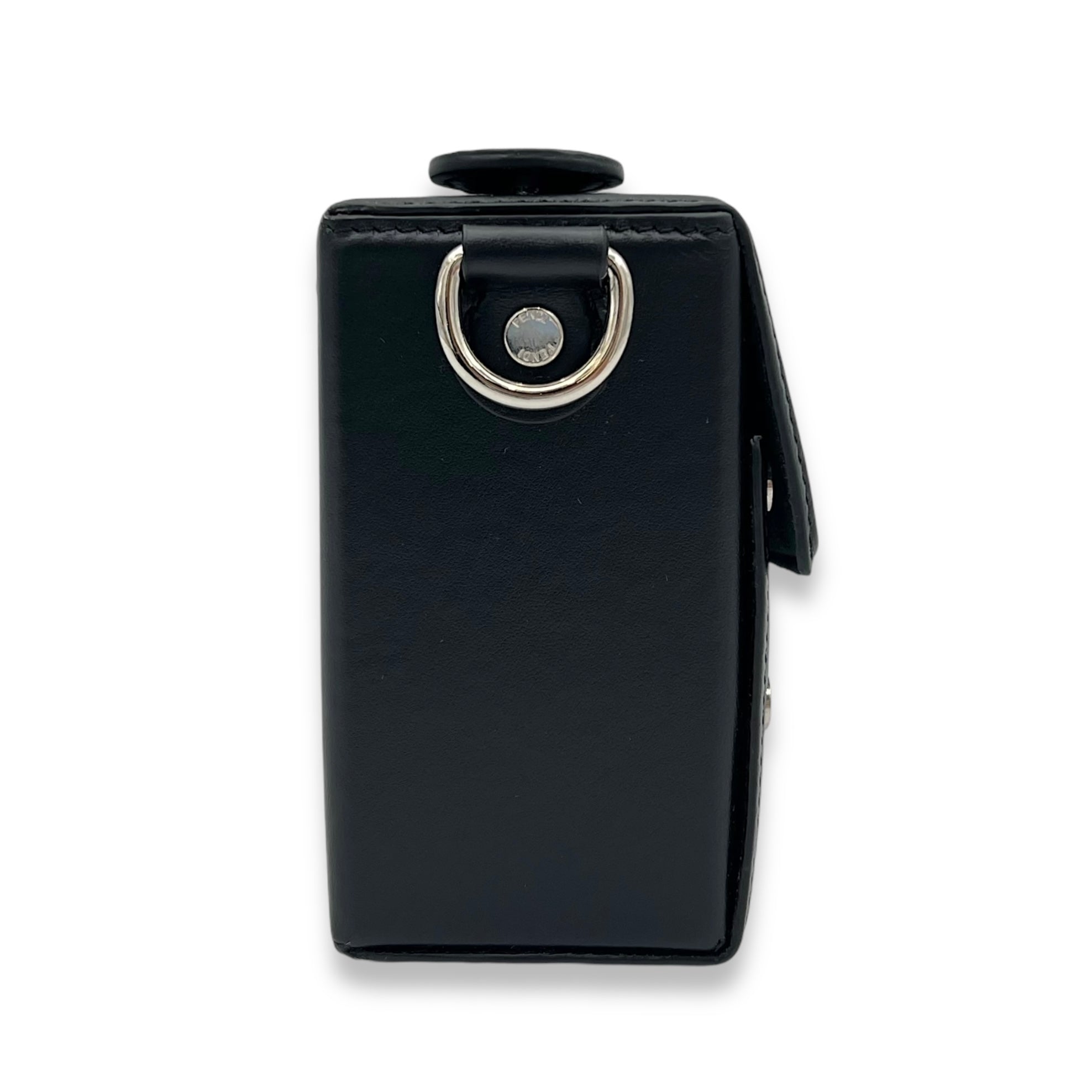 Baguette Box Marc Jacobs Black Crossbody Bag in Calfskin, Silver hardware - Image 4