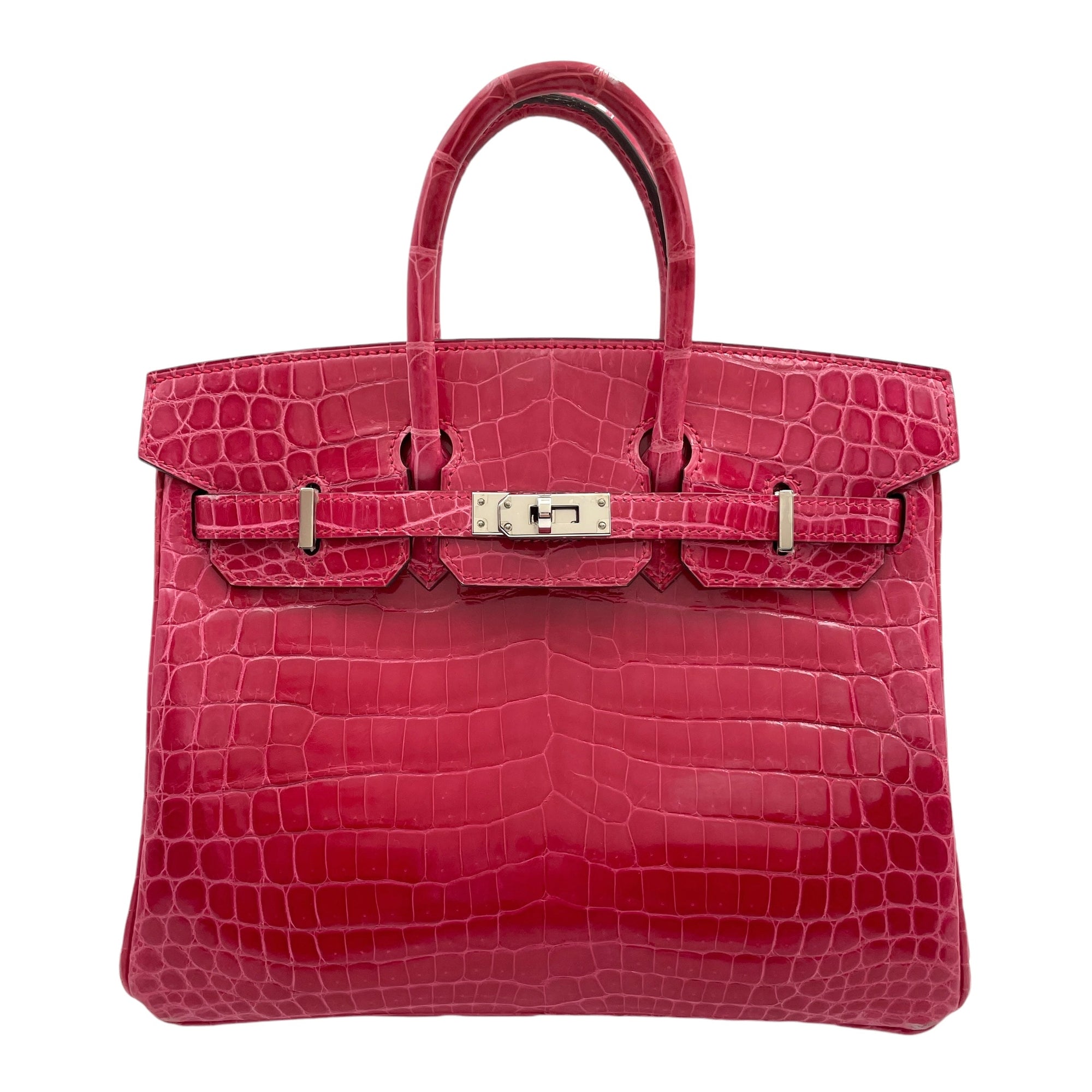 Birkin 25 Rose Extreme in Shiny Niloticus, Palladium hardware