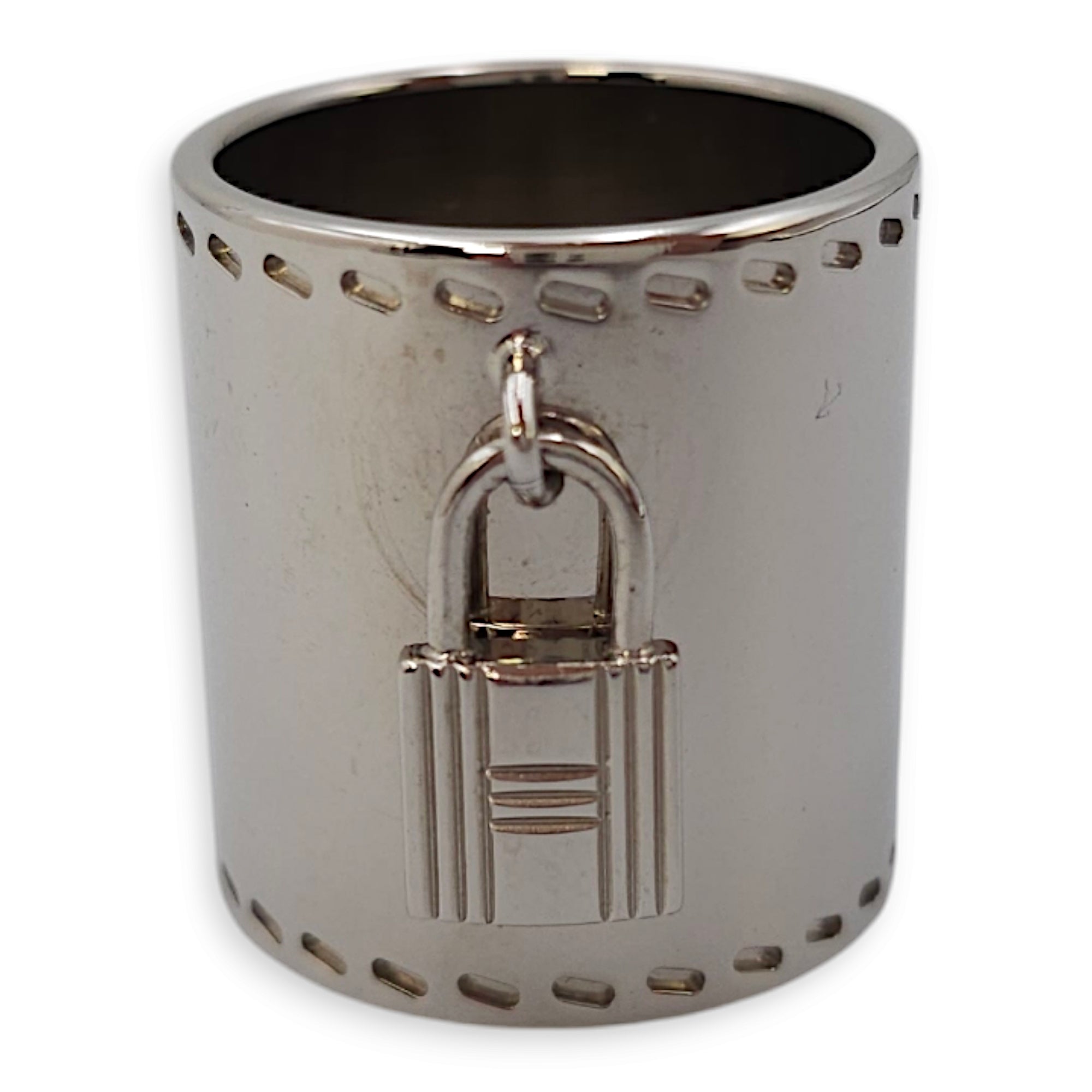 Cadena Scarf Silver Ring in, Palladium hardware