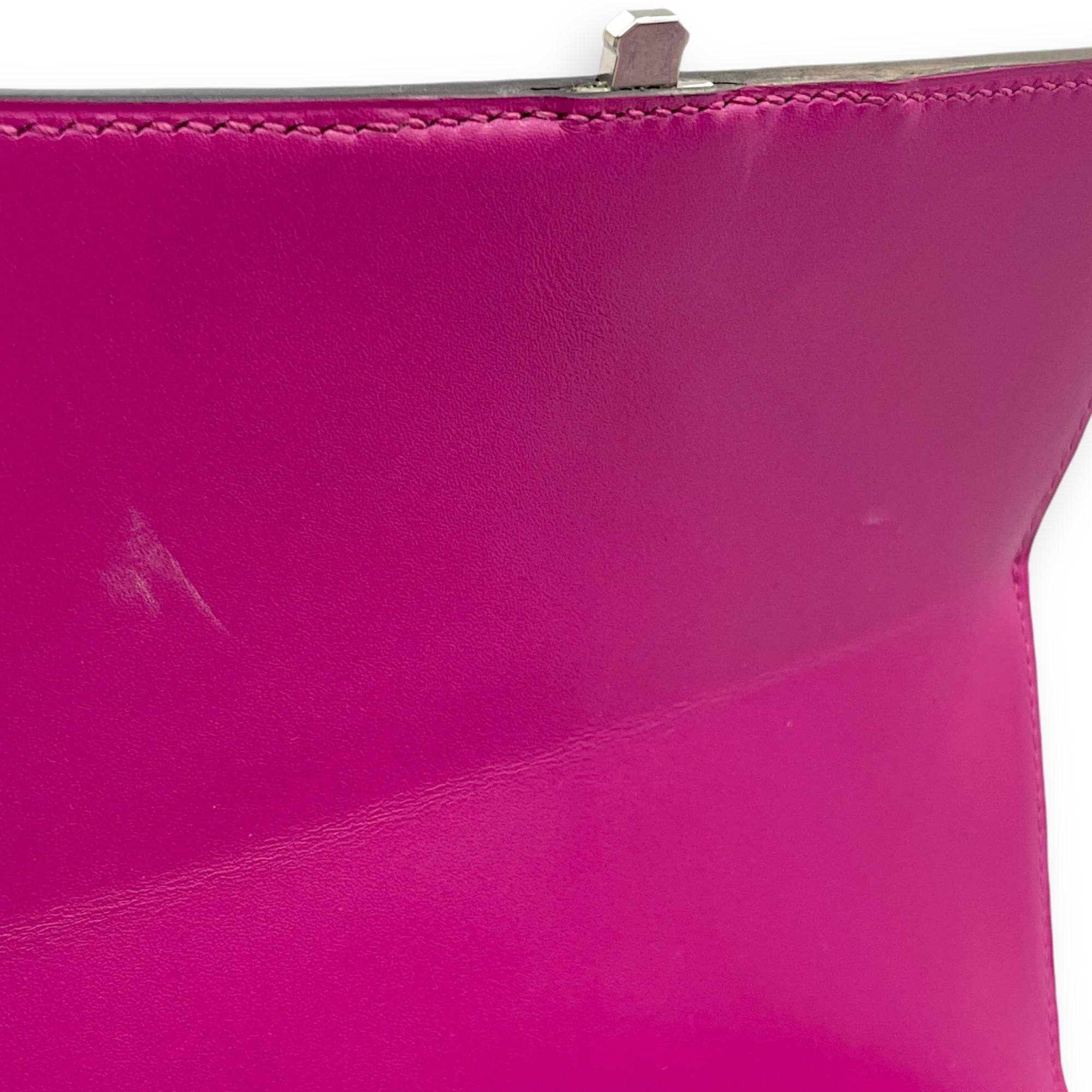 Cinhetic Box Rose Pourpre in Tadelakt, Permabrass & Palladium hardware - Image 9