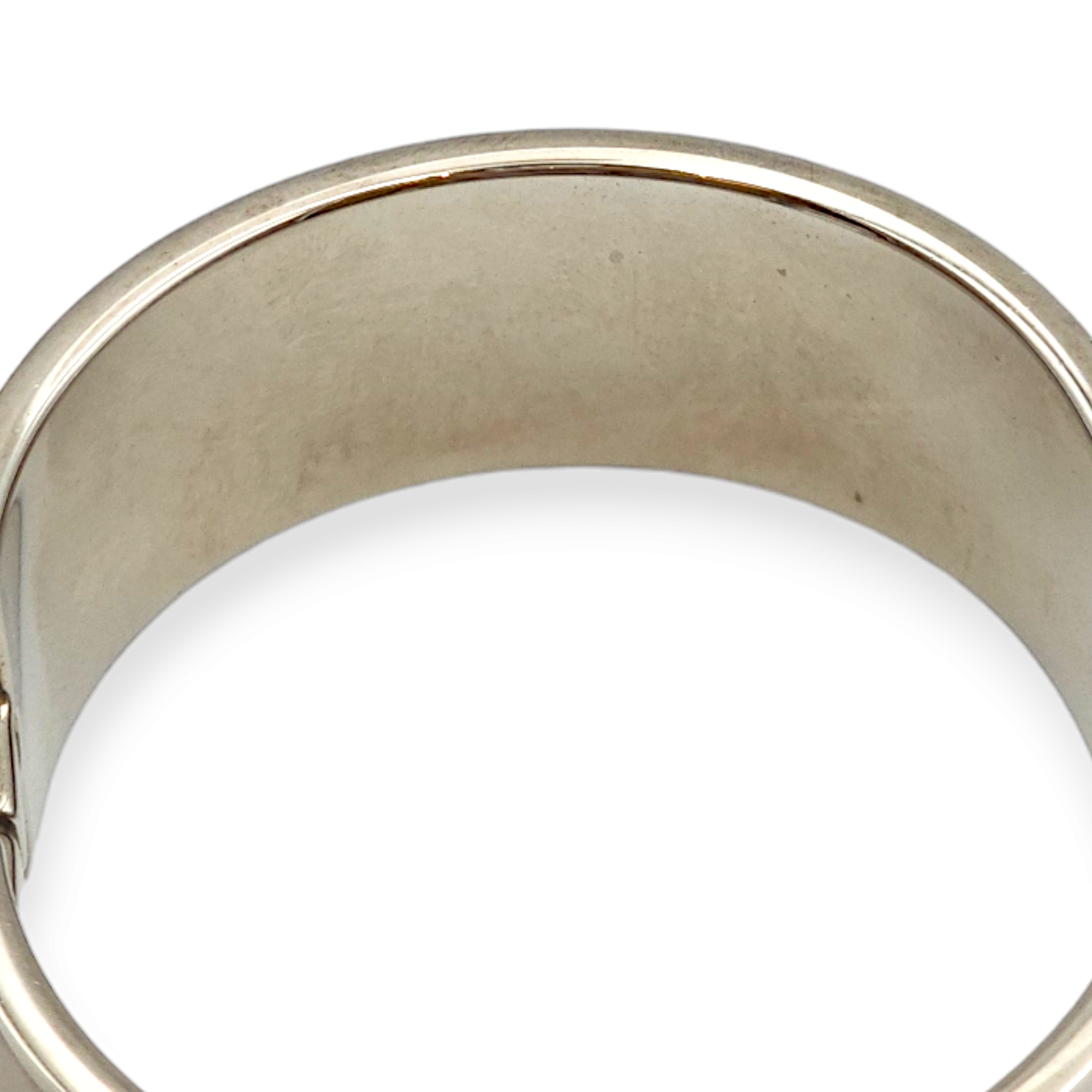 Clic H Medium Width Marron Bracelet in Enamel - Image 5