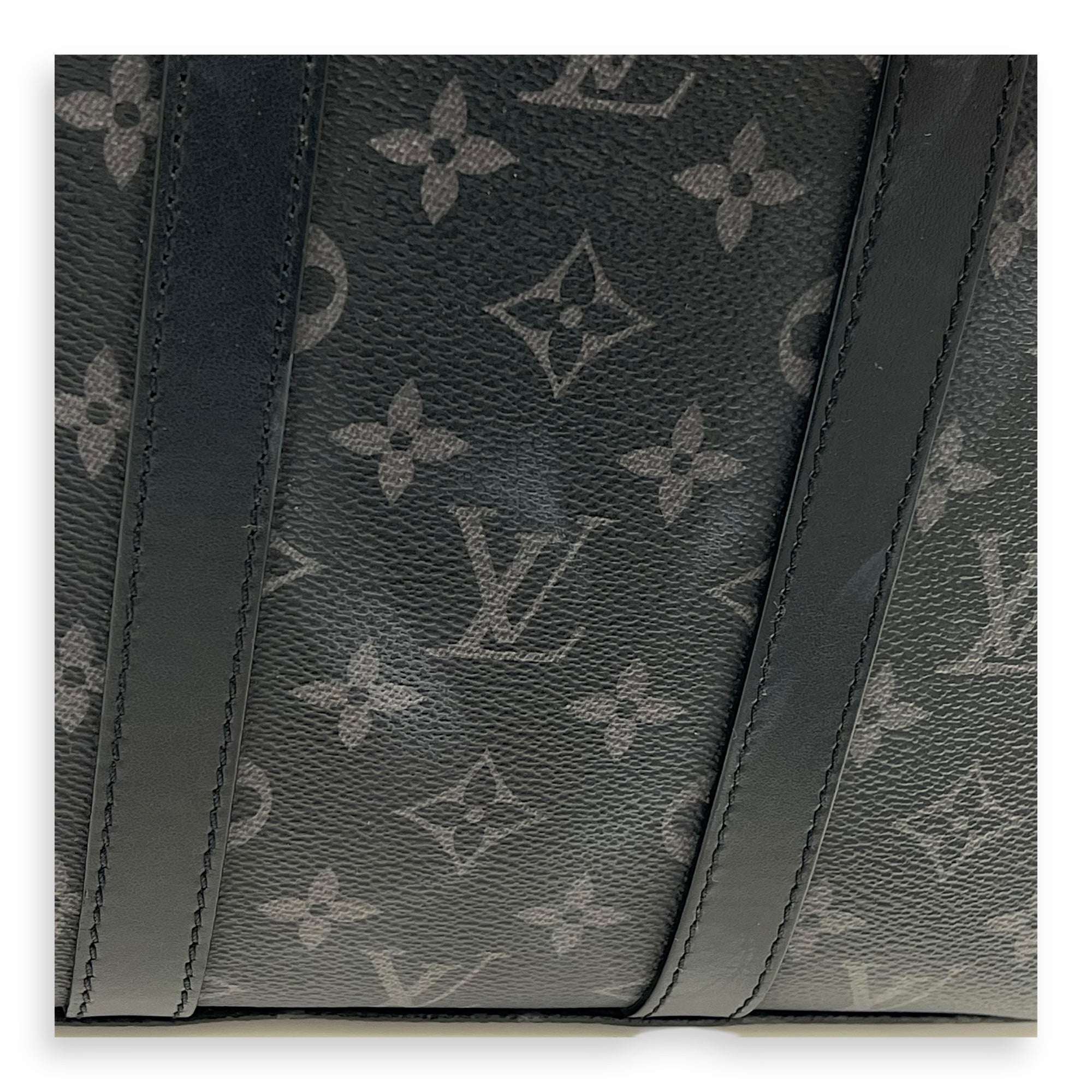 Sac Plat Eclipse Top Handle Bag in Coated Canvas, Silver hardware - Image 12