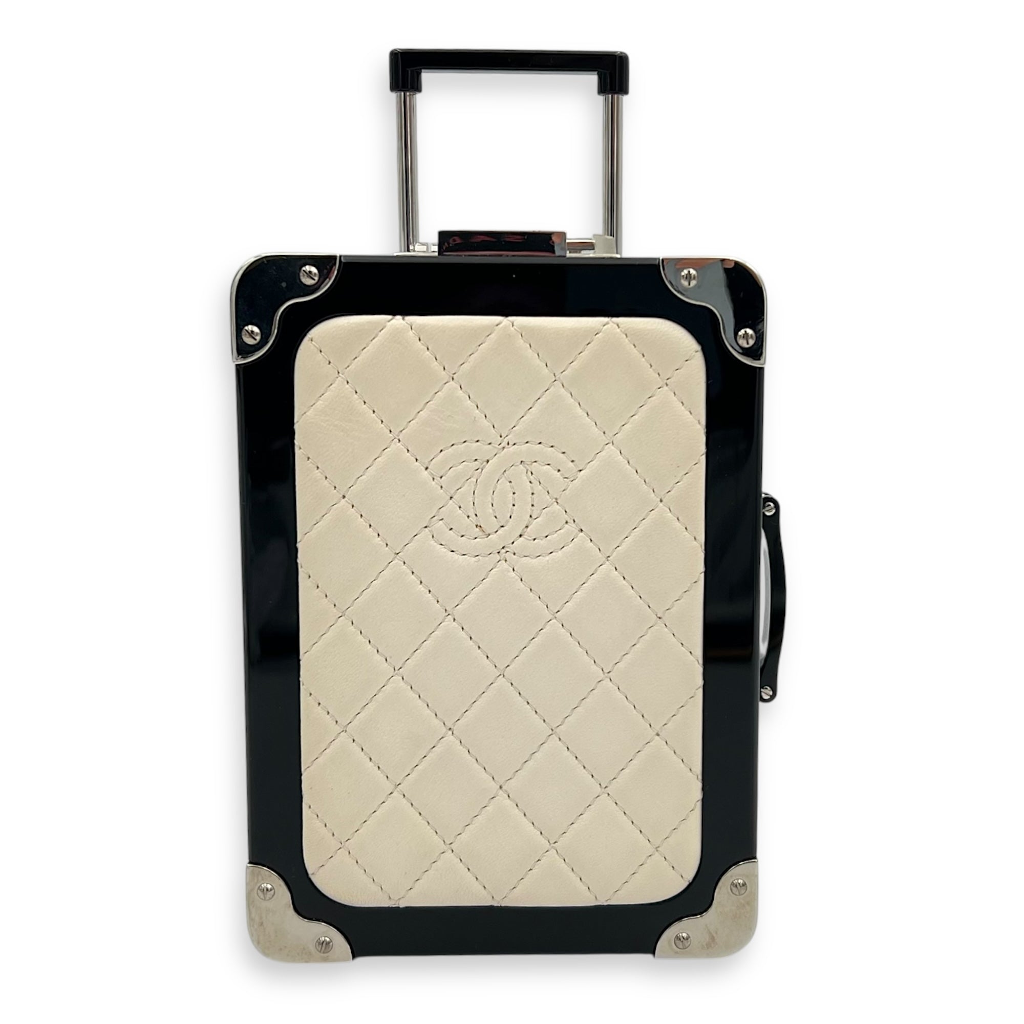 Minaudiere Trolley Clutch White in Others, Silver hardware