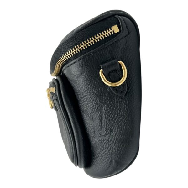 BumBag Belt Bag Black in Empreinte Leather, Gold hardware - Image 5