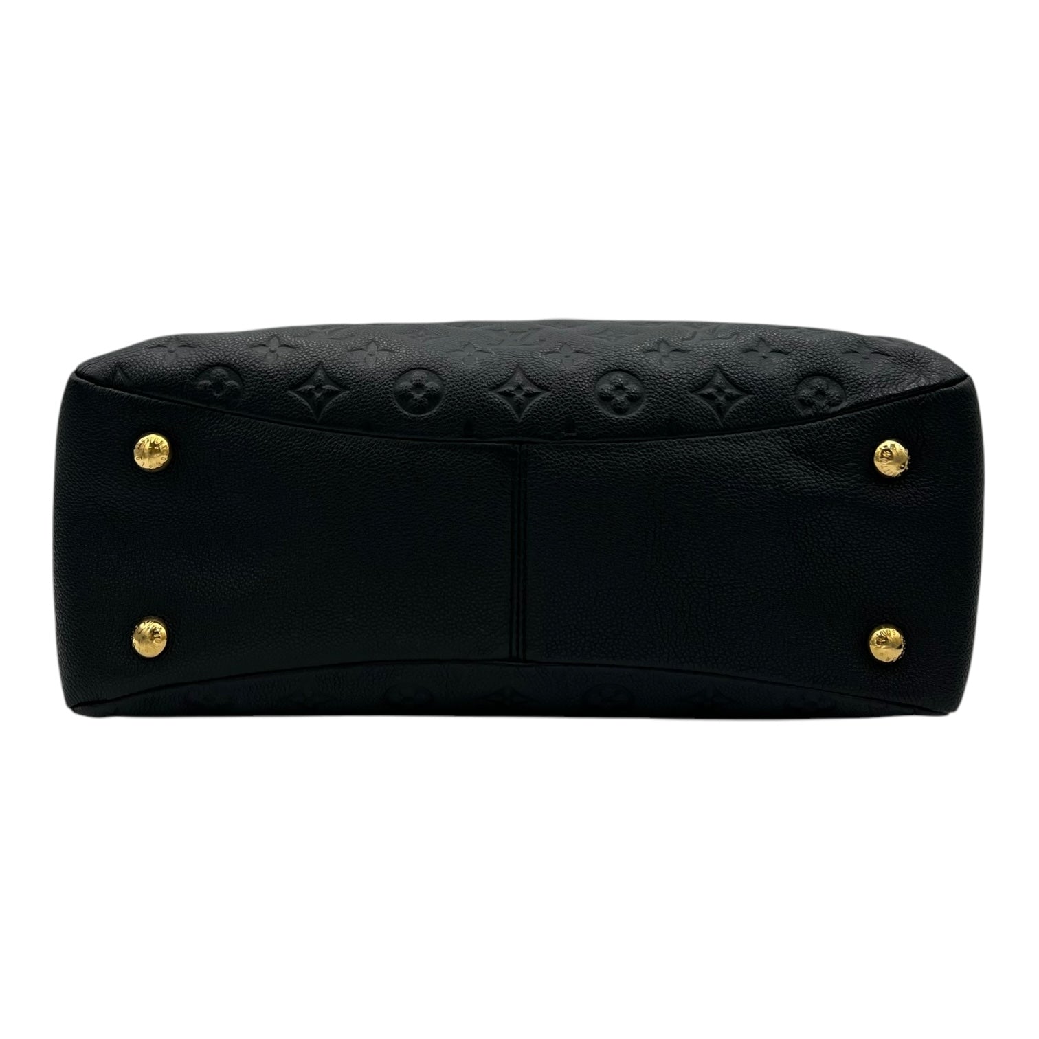 Ponthieu Black Top Handle Bag in Monogram Empreinte Leather, Gold hardware - Image 6