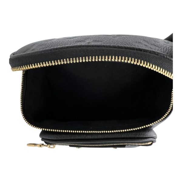 BumBag Belt Bag Black in Empreinte Leather, Gold hardware - Image 7