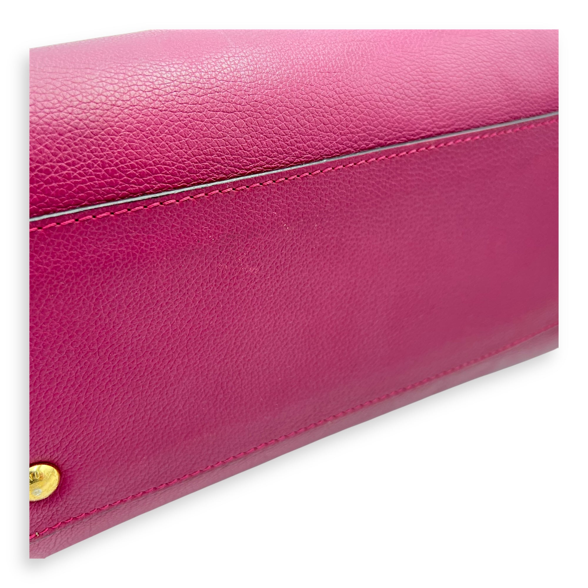 Kimono Top Handle Bag MM Brown in Monogram Coated Canvas, Gold hardware - Image 10