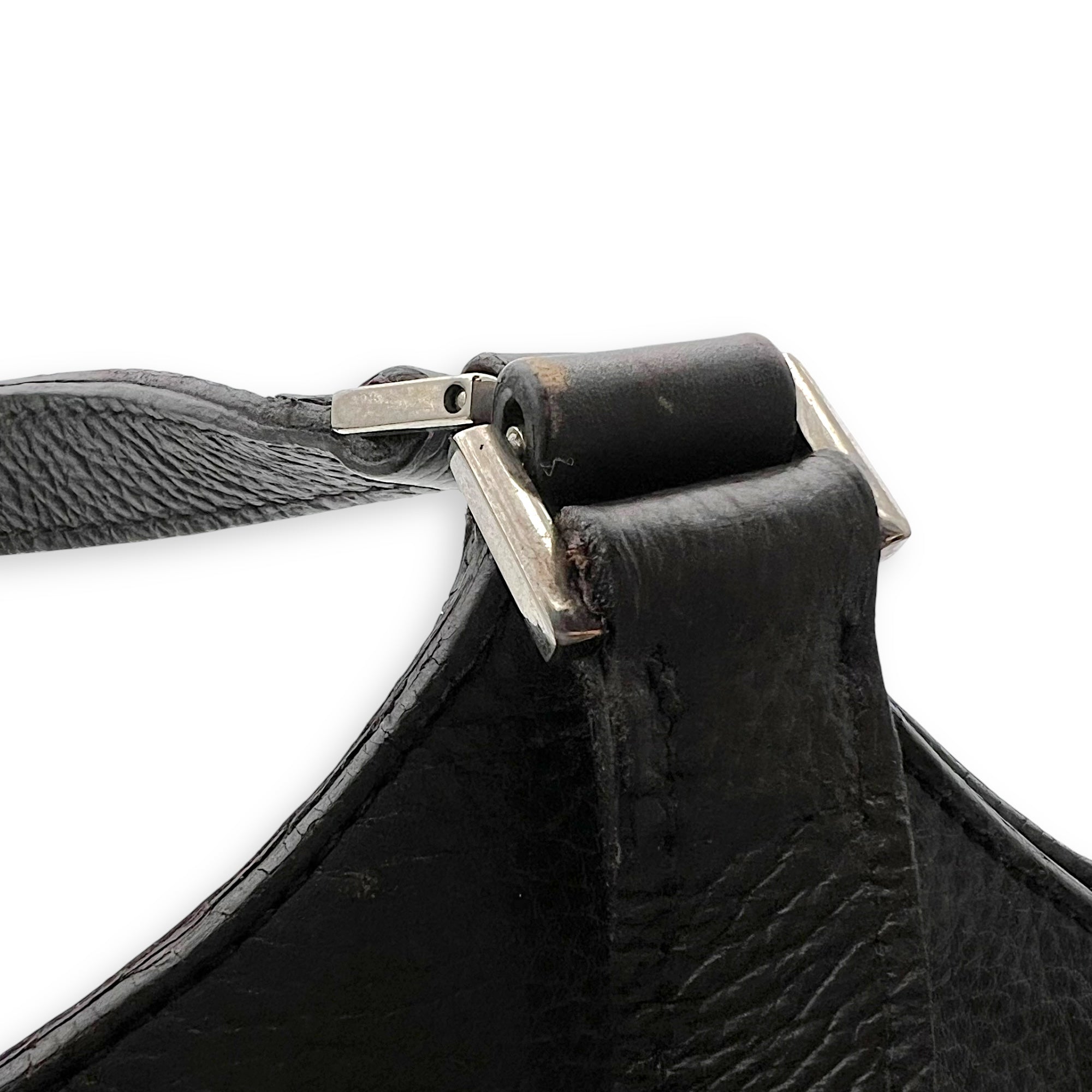 Street Chic Hobo Brown Shoulder Bag in Jacquard, Silver hardware - Image 13