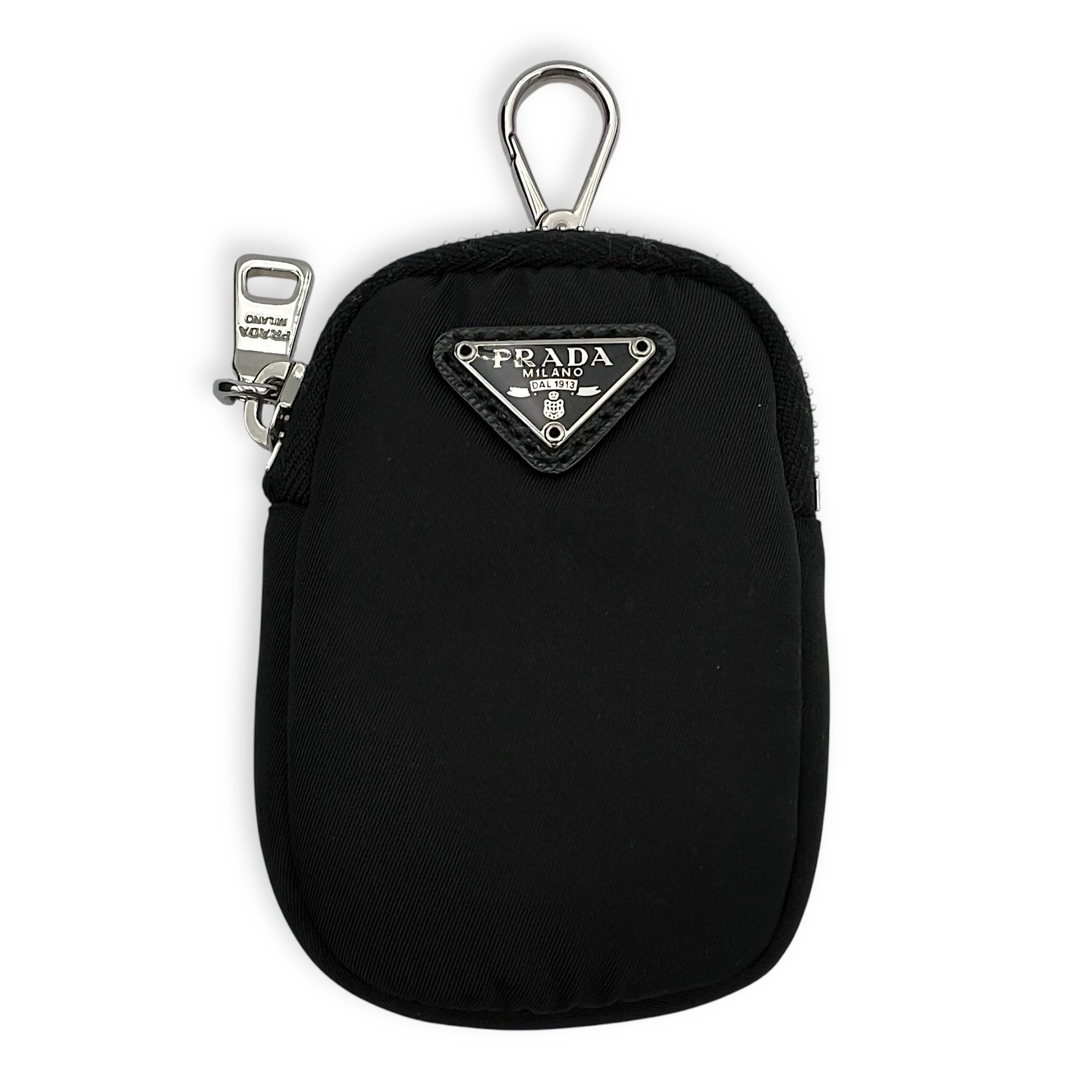 Re-Edition 2005 Crossbody Bag Black in Re-Nylon, Silver hardware - Image 13